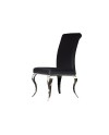 SILLA ·BARROQUE· ACERO NEGRA